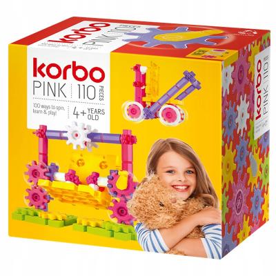 Конструктор Korbo Конструктор  Pink 110 деталей (65909)