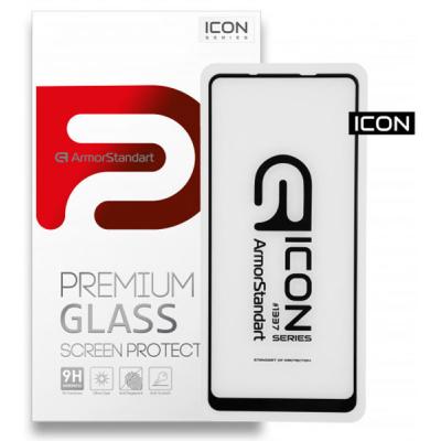 Захисне скло Armorstandart Icon Samsung A21s Black (ARM56243-GIC-BK)