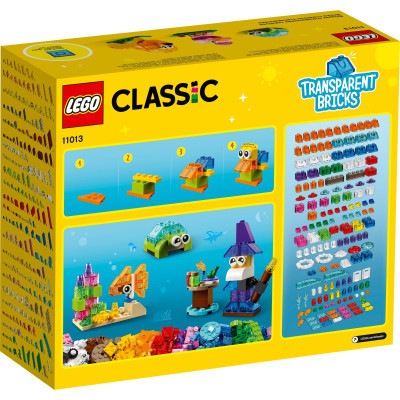 Конструктор Lego Конструктор  Classic Прозрачные кубики для творчества 500 деталей (11013) фото №11