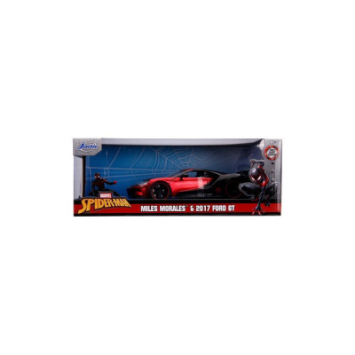 Машини Jada Spider-Man Ford GT з фігуркою Майлза Моралеса 1:24 (253225008) фото №5