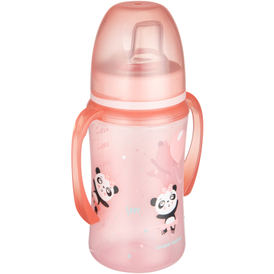 Пляшечка для годування Canpol babies Поильник-непроливайка  EasyStart 240 мл -Sweet fun рожева (35/208_pin) фото №2