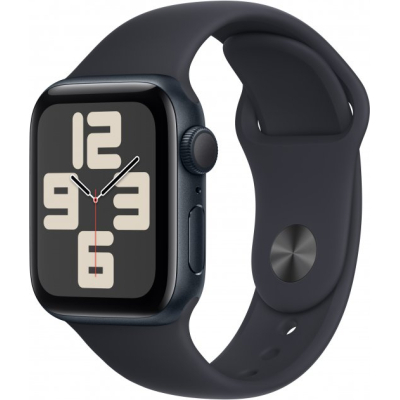 Смарт-годинник Apple Watch SE 2023 GPS 40mm Midnight Aluminium Case with Midnight Sport Band - S/M (MR9X3QP/A)