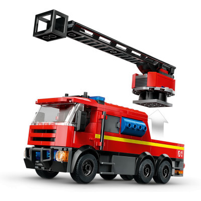Конструктор Lego City Пожежне депо з пожежною машиною 843 деталей (60414) фото №4