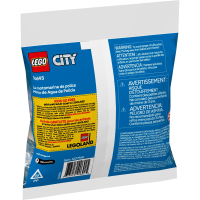 Конструктор Lego City Поліцейський катер (30693) фото №3