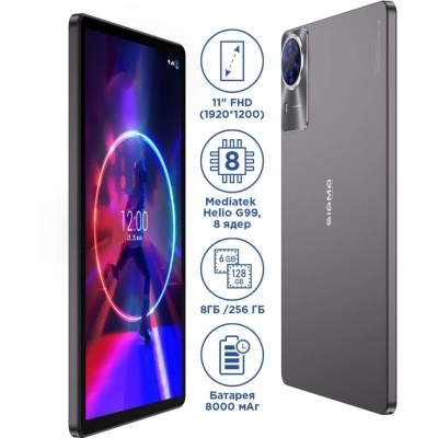 Планшет Sigma Tab A1035 ULTRA 11" 8/256GB 4G dark grey (4827798123515) фото №8
