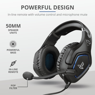 Наушники Trust GXT 488 Forze-G for PS4 Black (23530) фото №7
