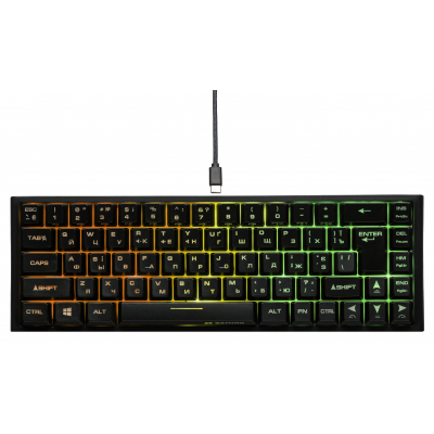 Клавіатура 2E GAMING KG360 RGB 68key Wireless Black (-KG360UBK)