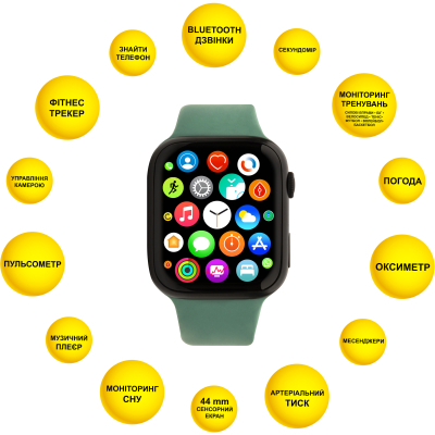 Smart годинник Aura X2 Pro 44mm Green (SWAX244G) фото №4