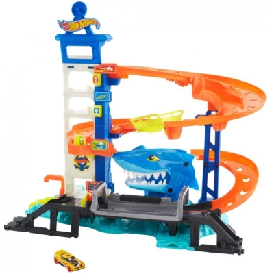Автотреки Hot Wheels Втеча від лютої акули (HDP06)