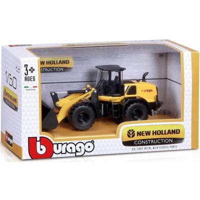 Машини Bburago New Holland Экскаватор W170D серии Construction 1:43 (18-32083) фото №4