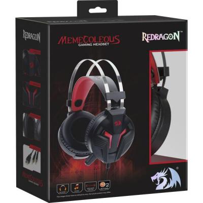 Навушники REDRAGON Memecoleous Black-Red Vibration (75096) фото №2
