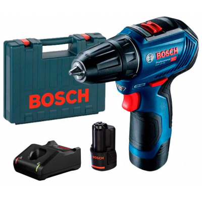 Шуруповерт Bosch Professional GSR 12V-30 2x 2.0Аг, GAL 12V-40, кейс (0.601.9G9.000) фото №2