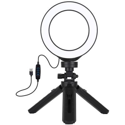 Нобор блогера PULUZ Ring USB LED lamp PKT3058B 4.7"   tripod 12 см (PKT3058B)