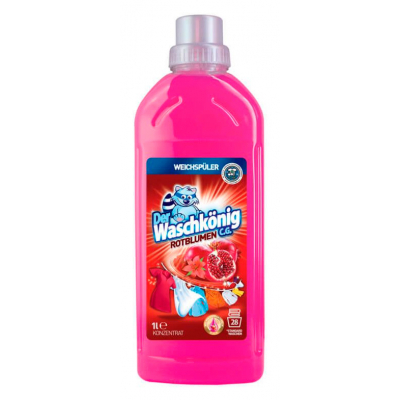 Кондиціонер для білизни Waschkonig Rotblumen Полевые цветы 1 л (4260353550393)