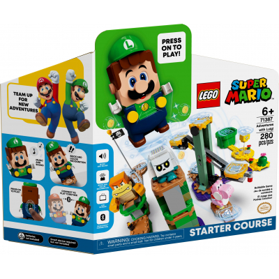 Конструктор Lego Super Mario Стартовый набор Приключения вместе с Луиджи 280 (71387)