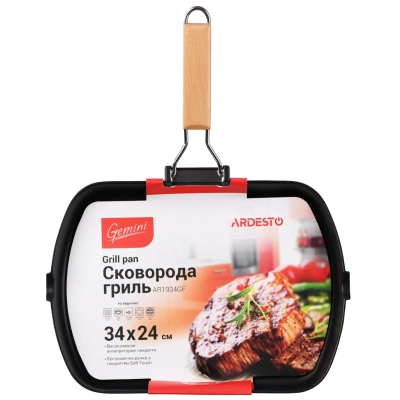 Сковорода Ardesto Gemini Baceno Grill 34х24 см (AR1934GF) фото №3