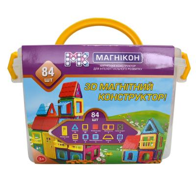 Конструктор Магнікон Конструктор  84 детали Plastic box (МK-84) фото №4