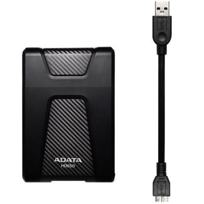 Внешний жесткий диск Adata 2.5" 1TB  (AHD650-1TU31-CBK) фото №6