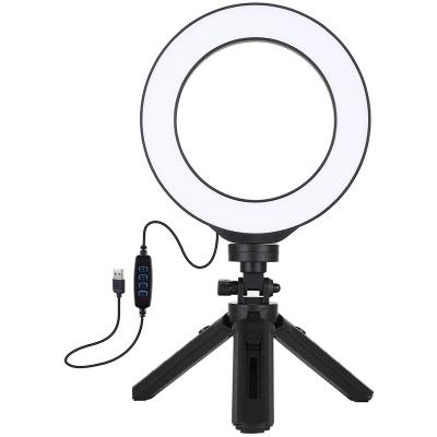 Набір блогера PULUZ Ring USB LED lamp PKT3059B 6.2"   table tripod (PKT3059B)