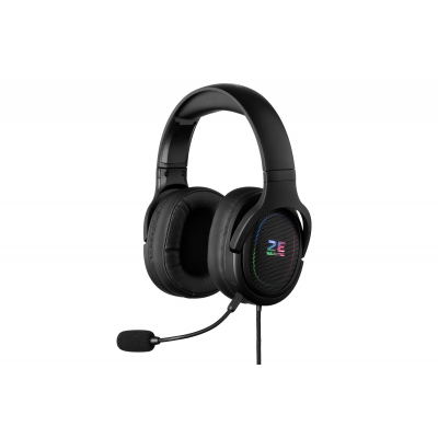 Навушники 2E HG330 RGB 3.5mm Black (-HG330BK)