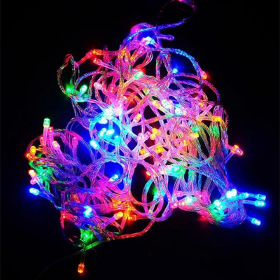 Гірлянда Novogod`ko нить, 100 LED, Color, 5 м, мерцание (973765)