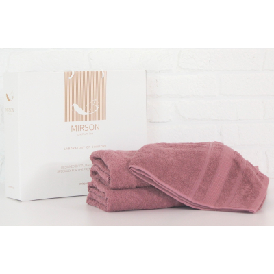 Рушник MirSon набор банных №5083 Elite SoftNess Violet 50х90, 70х140, 100х (2200003182897)