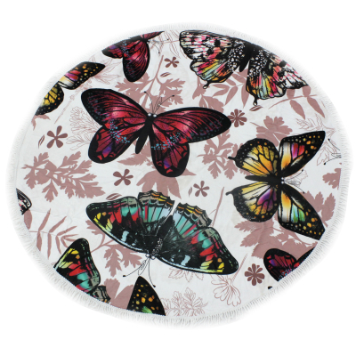 Рушник MirSon пляжное №5081 Summer Time Butterflies 150x150 см (2200003947908)