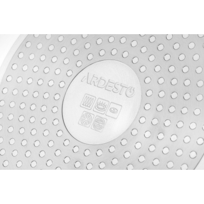 Сковорода Ardesto Gemini Gourmet Viareggio Cover Grey 24 см (AR1924GDL) фото №7