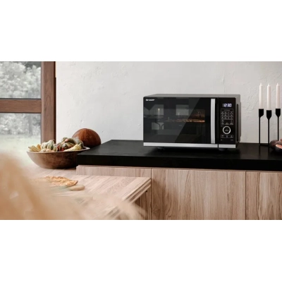 Микроволновая печь Sharp YC-QC254AE-B фото №8