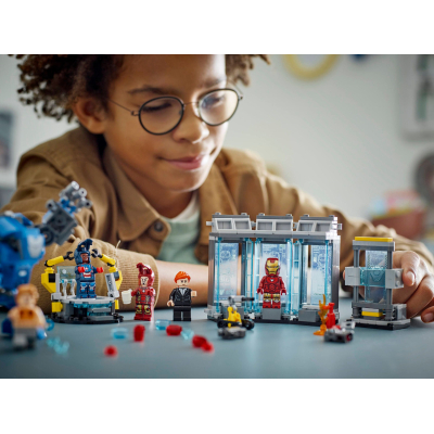 Конструктор Lego Super Heroes Лабораторія Залізної Людини: зал обладунків (76315) фото №10