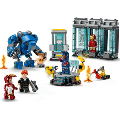 Конструктор Lego Super Heroes Лабораторія Залізної Людини: зал обладунків (76315) фото №3