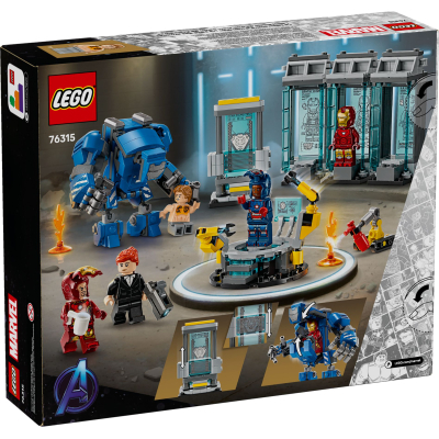 Конструктор Lego Super Heroes Лабораторія Залізної Людини: зал обладунків (76315) фото №8