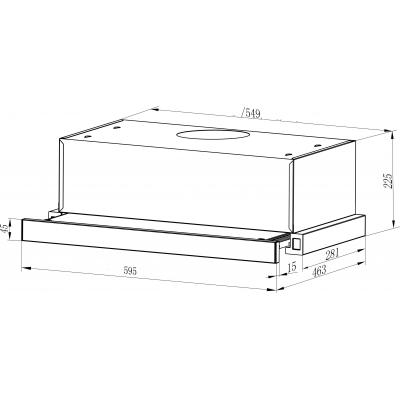 Вытяжки Interline DELI WH A/60/2/T (DELIWHA/60/2/T) фото №2