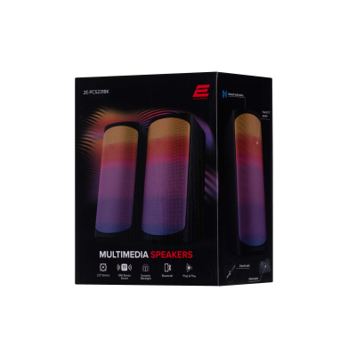 Акустическая система 2E PCS231 RGB Matrix USB Black (-PCS231BK) фото №2