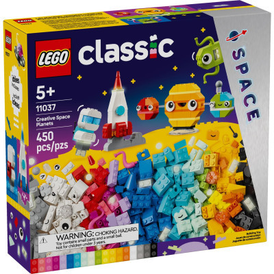 Конструктор Lego Classic Творчі космічні обʼєкти 450 деталей (11037)