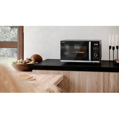 Мікрохвильова піч Sharp YC-QS254AE-B фото №6