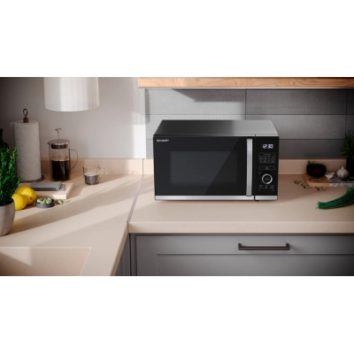 Мікрохвильова піч Sharp YC-QS254AE-B фото №7