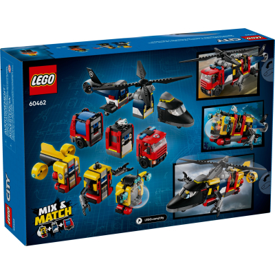 Конструктор Lego City Ремікс вертольотів, пожежних машин і підводних човнів (60462) фото №8