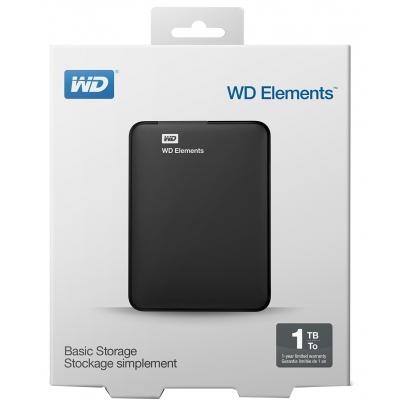 Внешний жесткий диск WD 2.5" 1TB  (BUZG0010BBK-WESN) фото №6