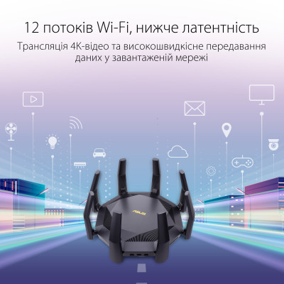 Маршрутизатор Asus RT-AX89X AX6000 (RT-AX89X) фото №8
