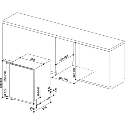 Посудомийна машина Hotpoint-Ariston HI5010C фото №4