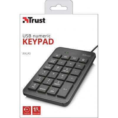Клавіатура Trust Xalas USb numeric keypad (22221) фото №4