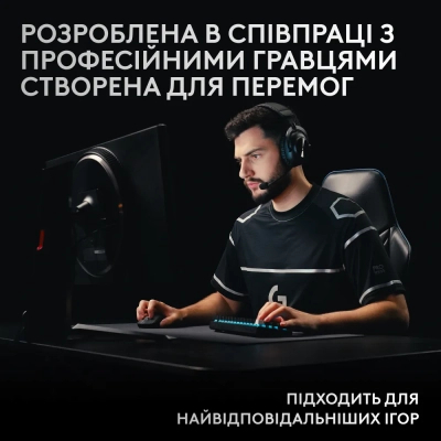Клавіатура Logitech G Pro X 60 Lightspeed GX Tactile Wireless/Bluetooth UA Black (920-011911) фото №8
