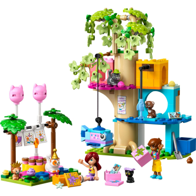 Конструктор Lego Friends День народження кота та будинок на дереві (42666) фото №2