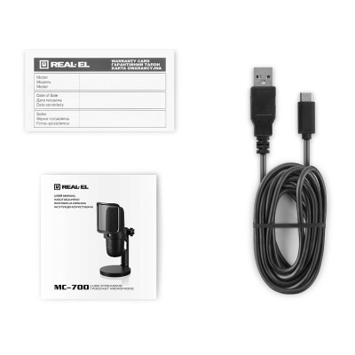 Микрофон REAL-EL MC-700 Black фото №7