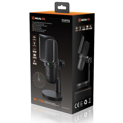 Микрофон REAL-EL MC-700 Black фото №8