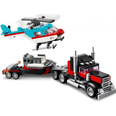 Конструктор Lego Creator Бортова вантажівка з гелікоптером 270 деталей (31146) фото №5