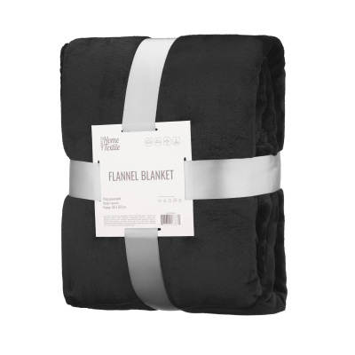 Плед Ardesto Flannel 160х200см чорний (ART0215SB)