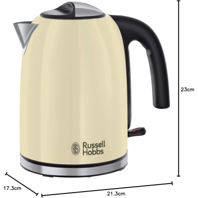 Електричний чайник Russell Hobbs 20415-70 Colours Plus Classic Cream фото №9