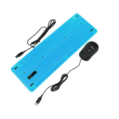 Клавіатура   мишка A4Tech F1010 Blue фото №4